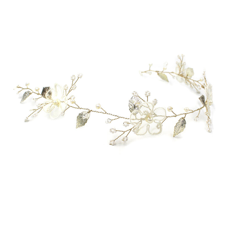 O848 peça para cabeça de cristal joia de casamento prata festiva bracelete personalizado com strass de cristal de noiva