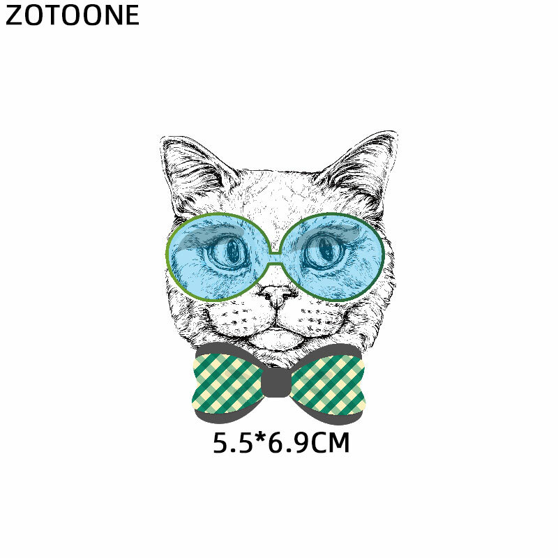 Симпатичный кот Единорог патч утюжок на наклейках на одежду для детей футболка DIY теплопередача виниловые аппликации
