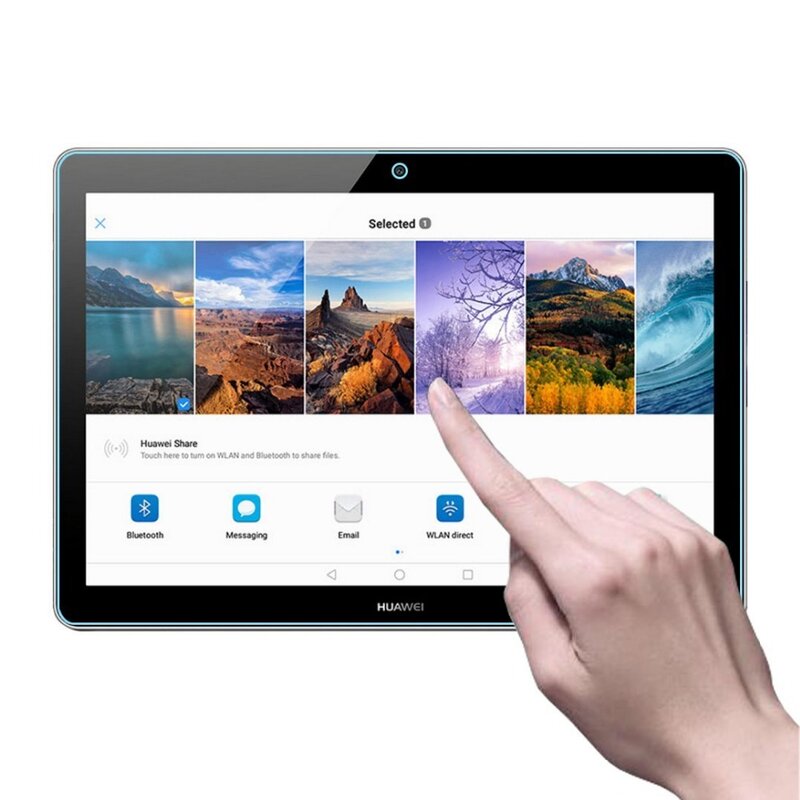 Voor Huawei Mediapad T3 10 9.6 Inch - 9H Tablet Screen Protector Beschermfolie Anti Vingerafdruk Gehard Glas