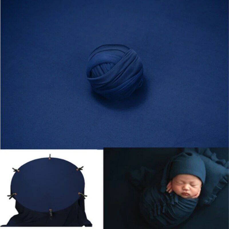 150X170ซม.ทารกแรกเกิดการถ่ายภาพ Props ฉากหลังผ้านุ่มสตูดิโออุปกรณ์เสริม Posing กรอบผ้าห่มหลายสี