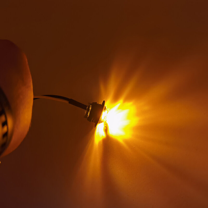 20 Buah 3 LED Penanda Sisi Bulat Mobil Lampu Peringatan Cahaya Kisi Amber Lampu RV Trailer Tahan Air Asap