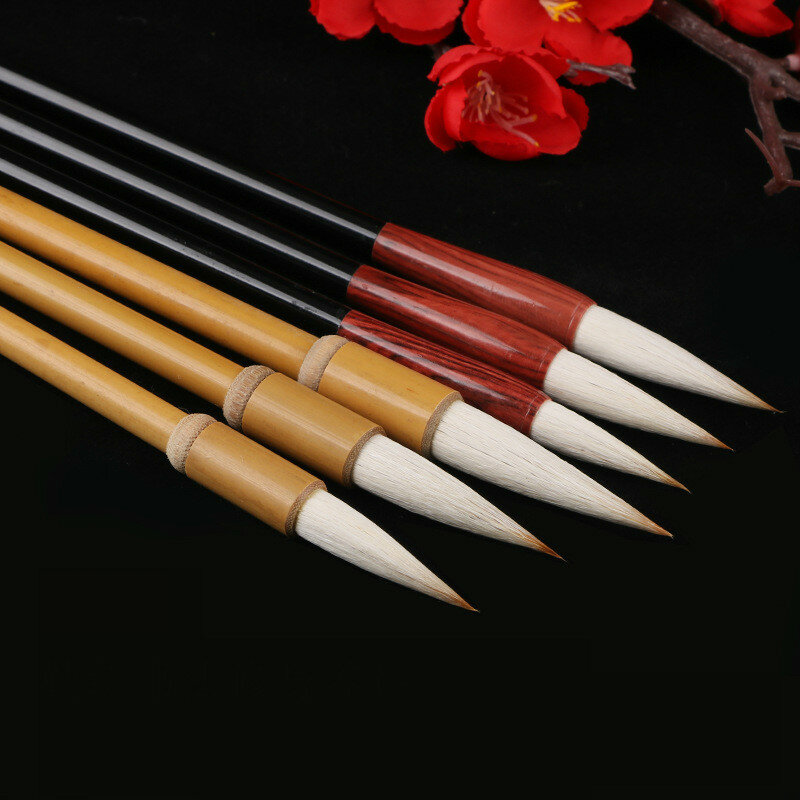 Set di pennelli per calligrafia cinese pennelli per calligrafia per pittura cinese 3 pezzi penna per calligrafia per pittura cinese Tinta China