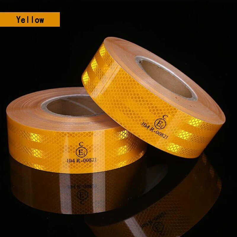 50mm Width High Intensity Prismatic Reflective Sheet Reflective Adhesive Tape Conspicuity Tape For Truck Trailer