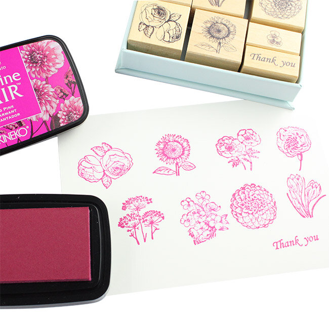 8pcs Japan Tsukineko VersaFine CLAIR Inkpads rilievo di stampa ad asciugatura rapida/tampone di inchiostro a colori che fa biglietti di auguri/sigilli di sbavatura