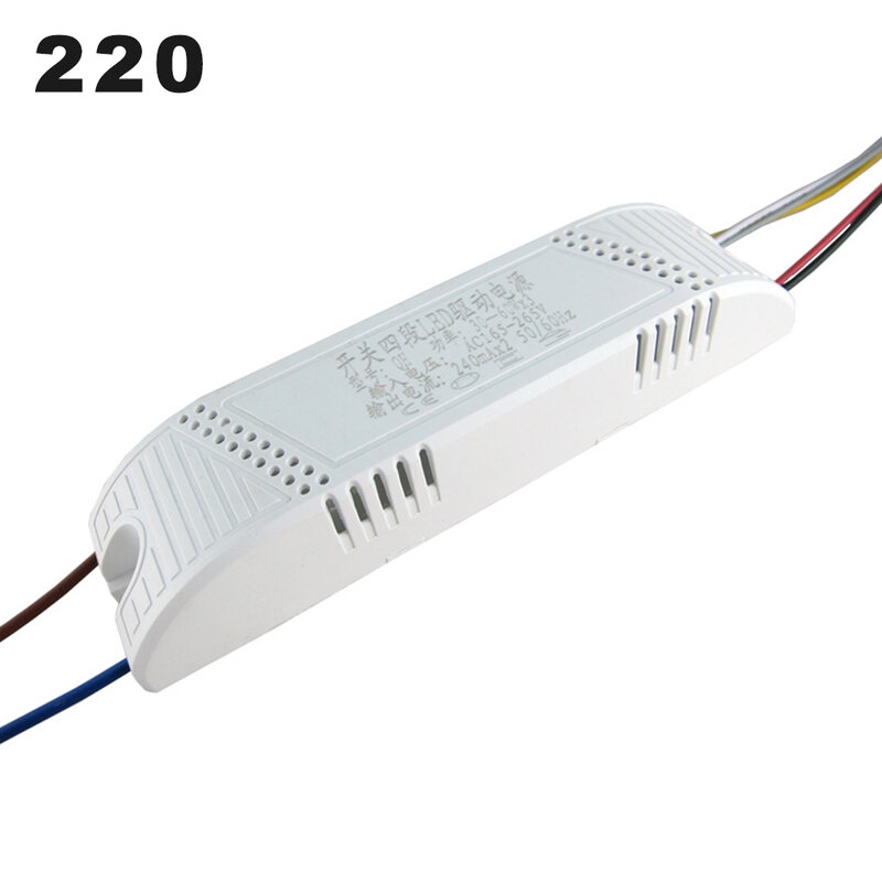 Controlador de iluminación para lámparas LED, lámpara de techo de 220V de CA, controlador LED de corriente constante, 230mA, 20-40W x 3, 30-50W x 4, 40-60W x 5