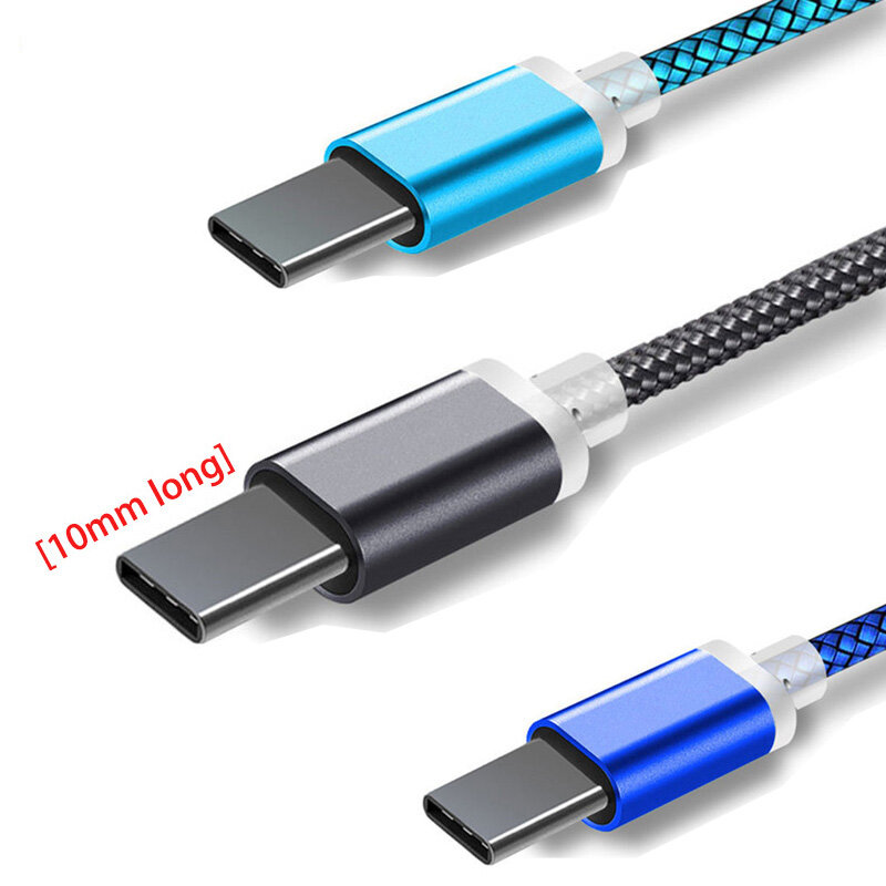 10MM Long Usb C Type C Extended Connector Charging Cable For Blackview Bv9700/Bv9600/Bv8000/bv9000/bv9500 Pro Charger Cabel