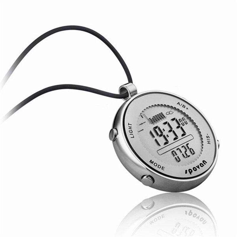 Orologio da tasca di marca SPOVAN barometro da pesca digitale altimetro termometro orologio da polso sportivo all'aperto 50m impermeabile Reloj Hombre