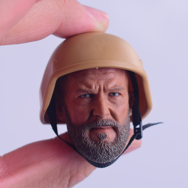 1/6 Scale WWII กองทัพสหรัฐฯ PVC รุ่นทราย Bulletproof หมวกนิรภัยสำหรับทหารขนาด12นิ้วตุ๊กตาขยับแขนขาได้ประติมากรรม Body เข้าถึง