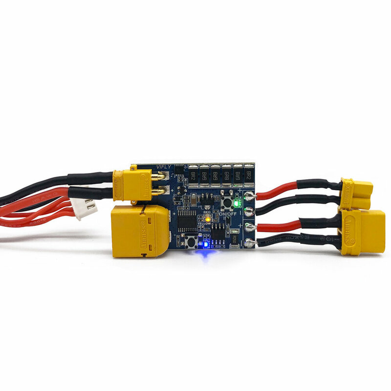 Vifly shortsaver 2 smart smoke stopper fusível eletrônico para evitar curto-circuito & sobre-corrente para fpv racing rc drone