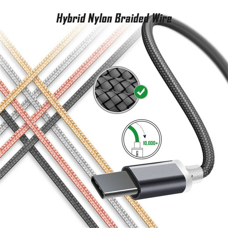 Câble de charge de connecteur étendu de Type C de USB C de 10MM pour le câble de chargeur Pro Blackview Bv9700/Bv9600/Bv8000/bv9000/bv9500