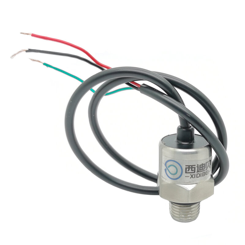 Pemancar Sensor Tekanan untuk Air Bahan Bakar Minyak Gas Udara G1/4 5V Sensor Keramik Baja Tahan Karat 0, 5mpa 1, 2mpa Transduser