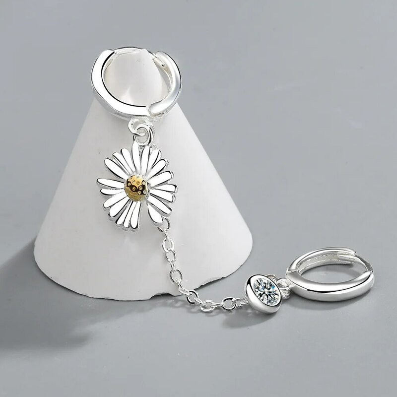 Fanqieliu Kreative Design Vintage Blume Schmuck Kristall 925 Sterling Silber Tropfen Ohrringe Für Frauen FQL21229