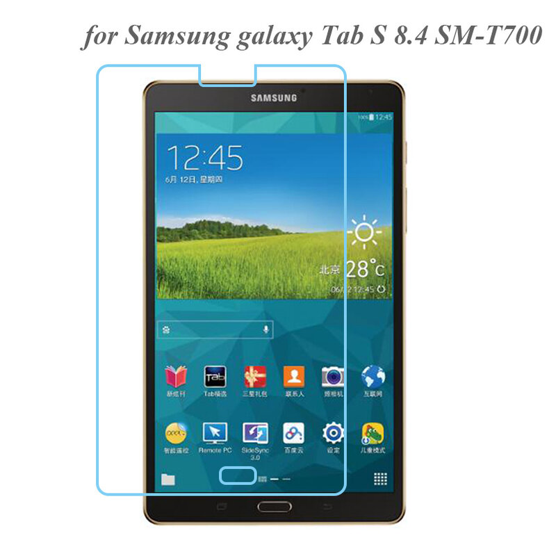 สำหรับSamsung Galaxy Tab S 8.4 SM-T700 SM-T705 กระจกนิรภัยฟิล์มสำหรับSamsung T700 T705 8.4 ''แท็บเล็ตฟิล์มแก้ว