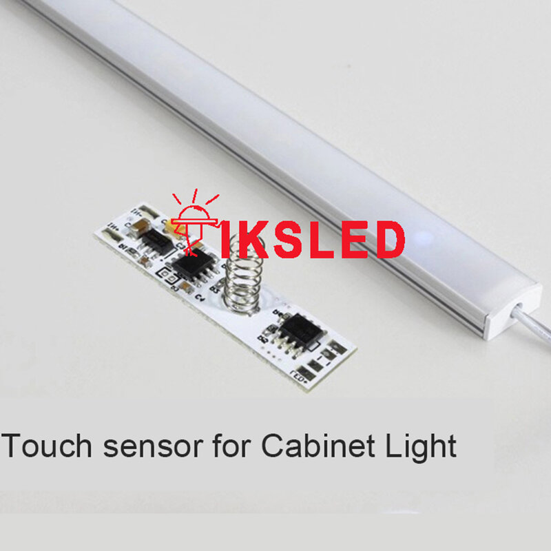 Interruptor de Sensor regulable, interruptor de mano, atenuador de onda PIR para tira LED, Interruptor táctil para cocina, luces LED para gabinetes