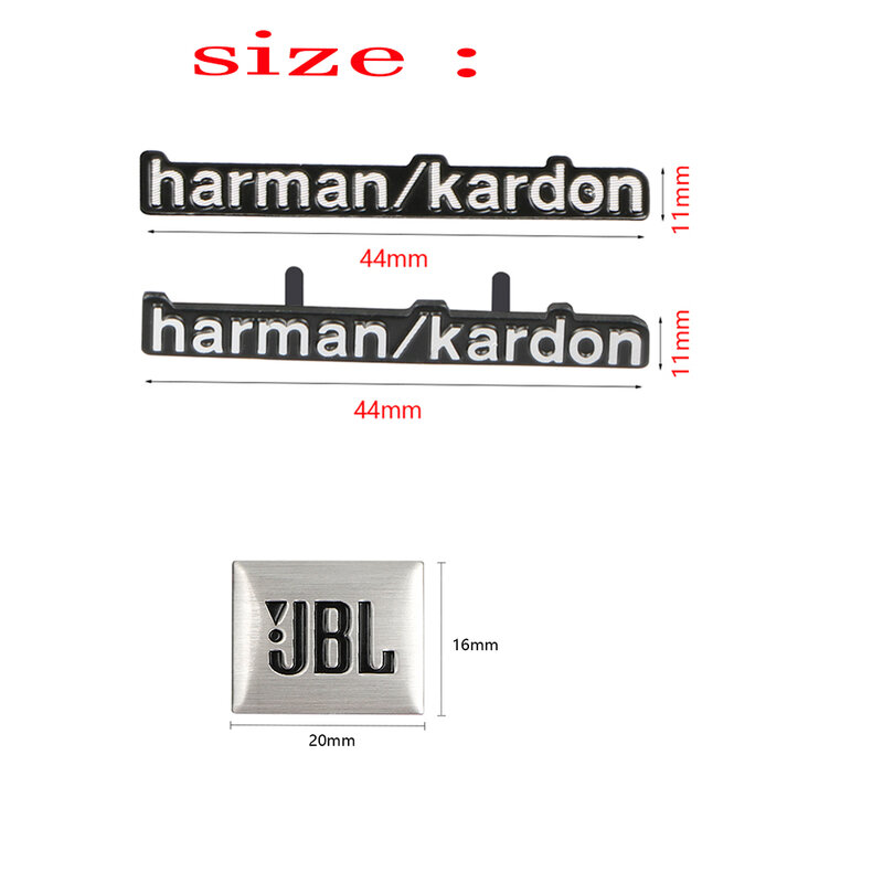 สำหรับ BMW E90 E91 F10 F11 E53 E70 E71 E84 F48 F15 F16 E87 E81 F30 F34 E46 E60 E39 g30 M สติกเกอร์รถสำหรับ JBL Harman Kardon