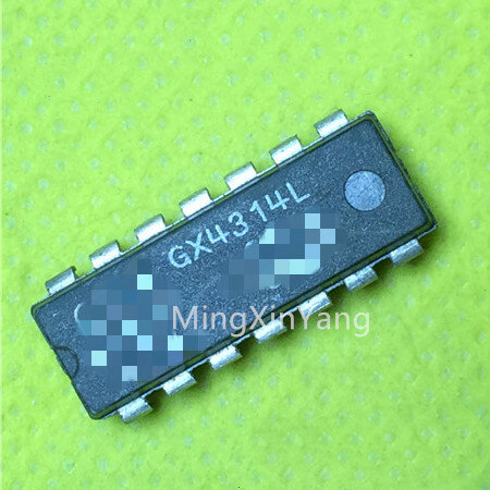 Chip ic de circuito integrado gx4314 dip-14, 2 peças