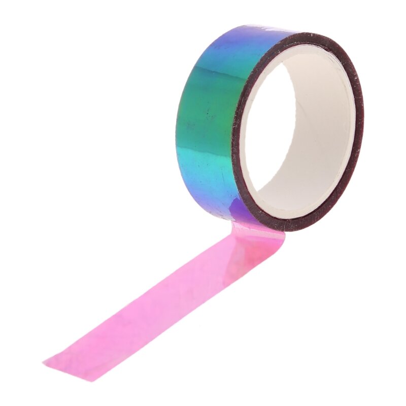 Ritmische Gymnastiek Decoratie Holografische Rg Prismatic Glitter Tape Hoops Stok