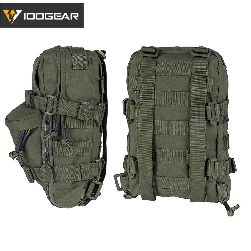 IDOGEAR Tactical Hydration Pack Molle Pouch Mini Outdoor Sport Water Bags 3530