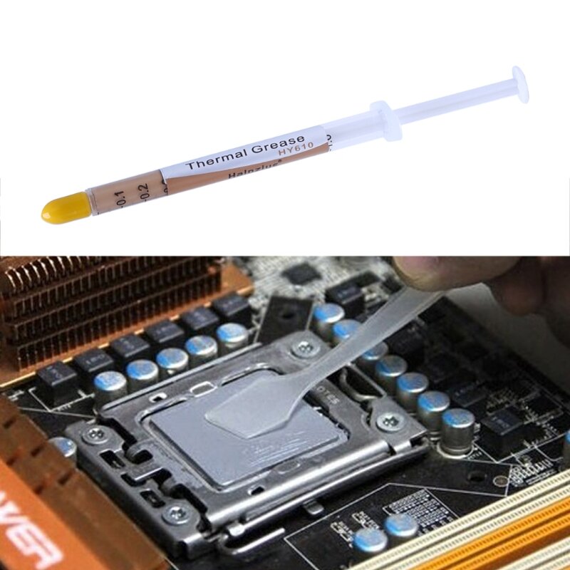 3g HY610-TU05A термопаста Для чипсета процессора, охлаждающая смесь, силиконовая паста 3,05 Вт, Прямая поставка