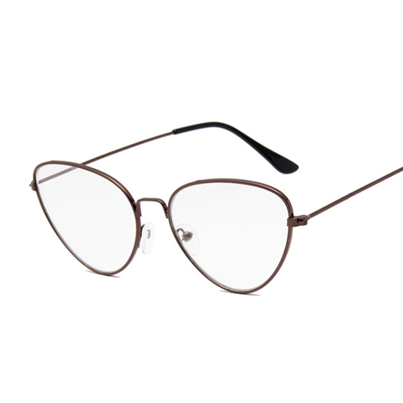 2020 New Cat Eye Glasses Frame Woman Brand Designer Cateye Optical Eyeglasses Ladies Fashion Retro Clear Glasses