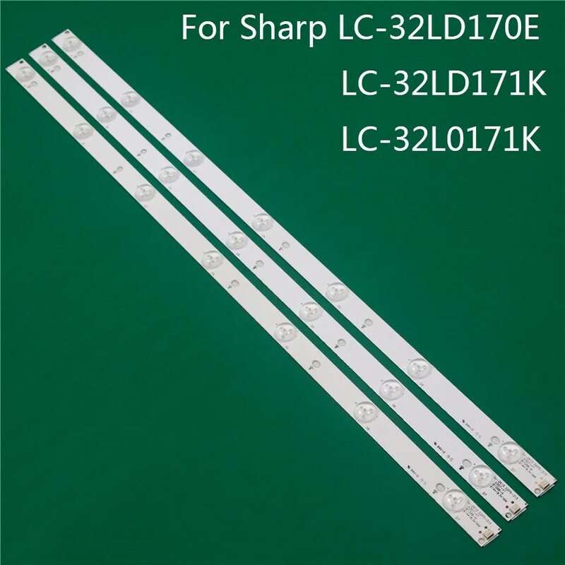 Светодиодный ТВ подсветка для Sharp LC-32LD170E LC-32LD171K LC-32L0171K светодиодный бары Подсветка полоски линии линейка GJ-2K15 D2P5 D307-V1 V1.1