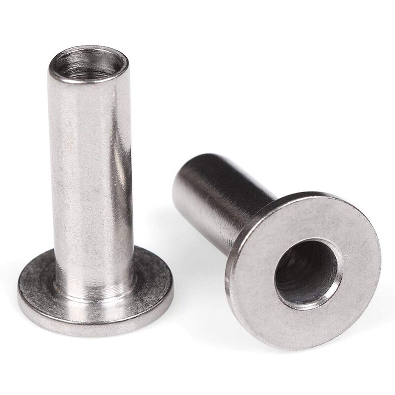 Manicotti protettivi in acciaio inossidabile da 120 pezzi per ringhiera per cavi da 1/8 pollici o 5/32 pollici da 3/16 pollici, ringhiera per cavi di grado marino T316 Ki