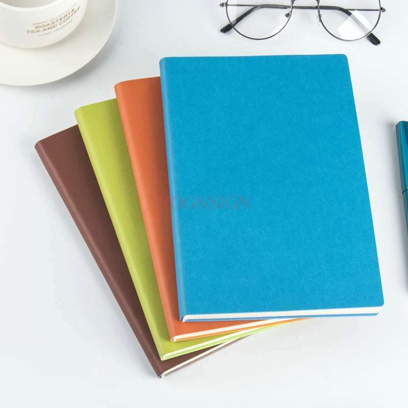 Notepad business notebook office stationery A5 soft leather leather leather diary