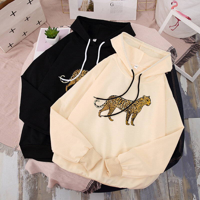 2020 primavera invierno abrigos niño niña amigo regalo animal suéter de leopardo casual pareja camisa hombres hoodies pullover streetwear