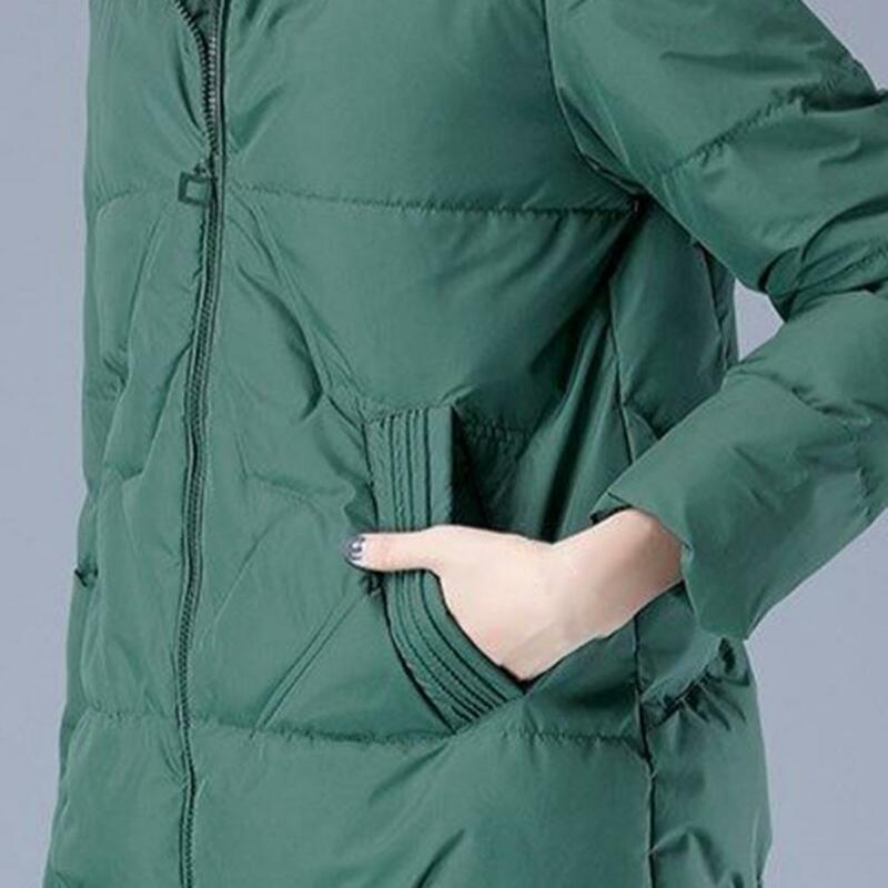 Wanita Bawah Mantel Empuk Tebal Hangat Jaket Wanita Musim Dingin Jaket 2021