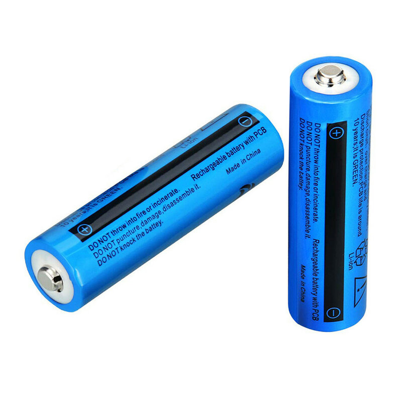 Lithium-ion Rechargeable 18650 Battery 5000AMH 3.7V Button Top For LED Flashligh  dropshipping