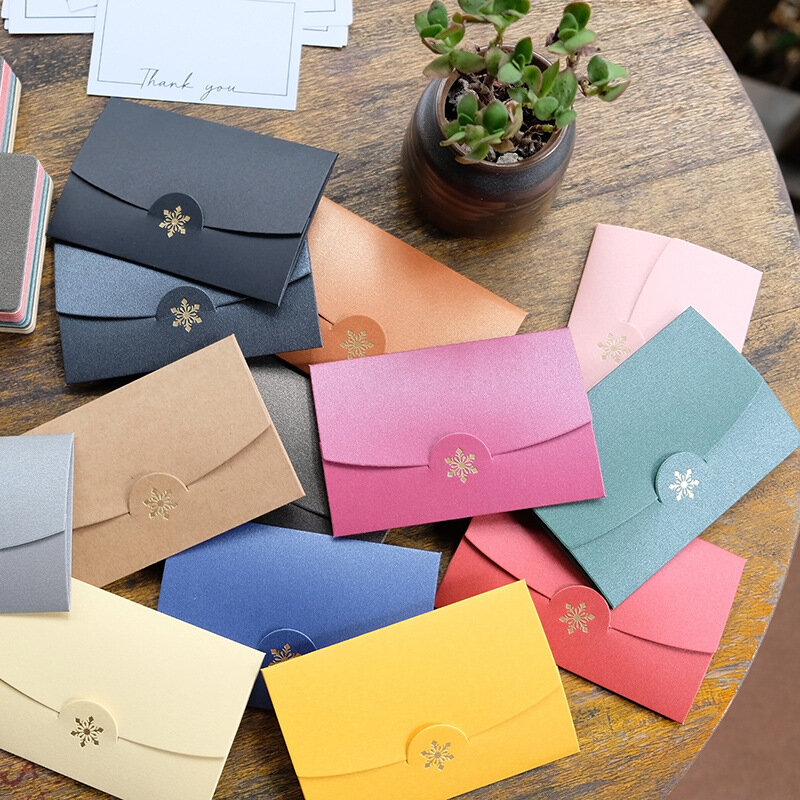 Envelopes para convite de casamento, 20 mini envelopes ocidentais, design em branco, perolado, vintage, papel