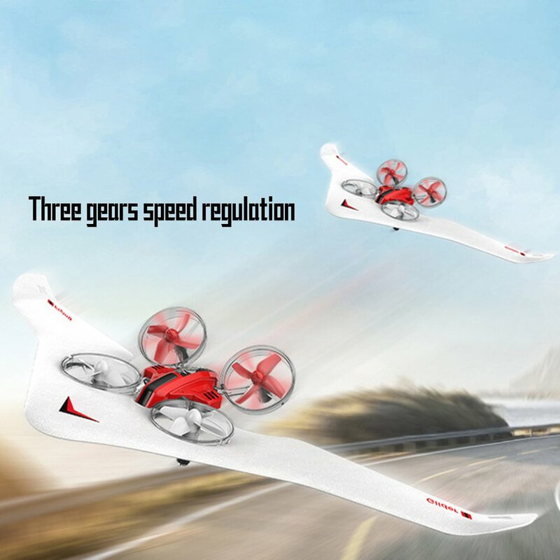 Drie-In-een Land En Lucht Afstandsbediening Drone Rc Mini Quadrotor Glider Vaste Vleugel Kinderen Speelgoed gift