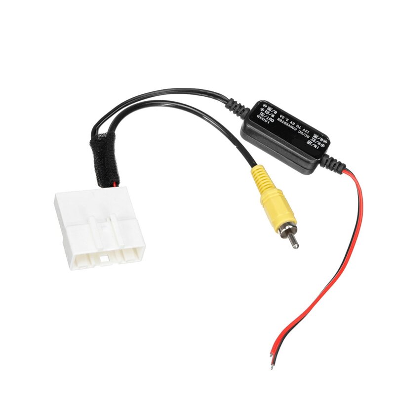 Kabel Konektor Adaptor Kamera Mobil 24 Pin Kamera Pembalik Ke Kabel Unit Kepala GPS untuk Toyota Kluger RAV4