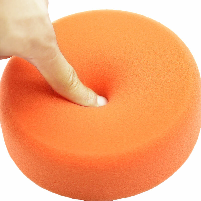 1Pcs 150mm Car Polishing Pads Sponge Polishing Buffing Waxing Pad Wheel For Car Polisher Buffer Orange Pad Kit Hot Car Washer