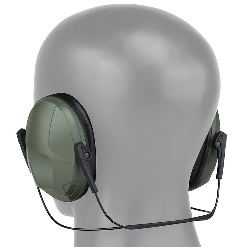 IPSC นักกีฬาด้านหลังชุดหูฟังยุทธวิธีป้องกันเสียงรบกวนหูฟัง Hearing Protector หูฟัง Earmuff Airsoft Paintball อุปกรณ์เสริม
