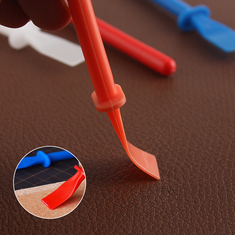 YOMDID 2 pièces outil de collage du cuir bricolage artisanat colle outils d'application pour le cuir PP pratique ferramentas manuel couleur aléatoire