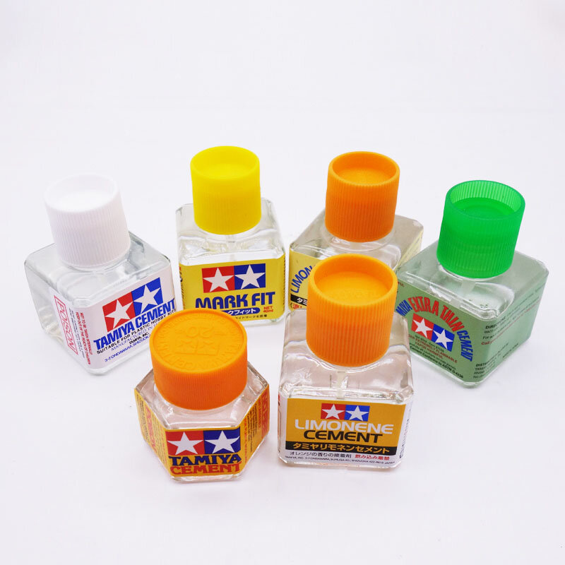 Tamiya Limonene Extra Thin Quick Setting ABS Cement Glue For DIY Military Plastic Doll Craft Ship Tank Soldier Model Kit Tools