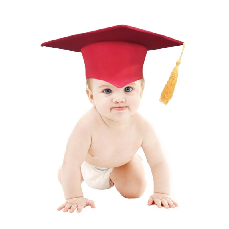 유아를 위한 신생아 사진 소품 졸업 모자, 유치원 보육, 졸업식 사진 촬영 모자