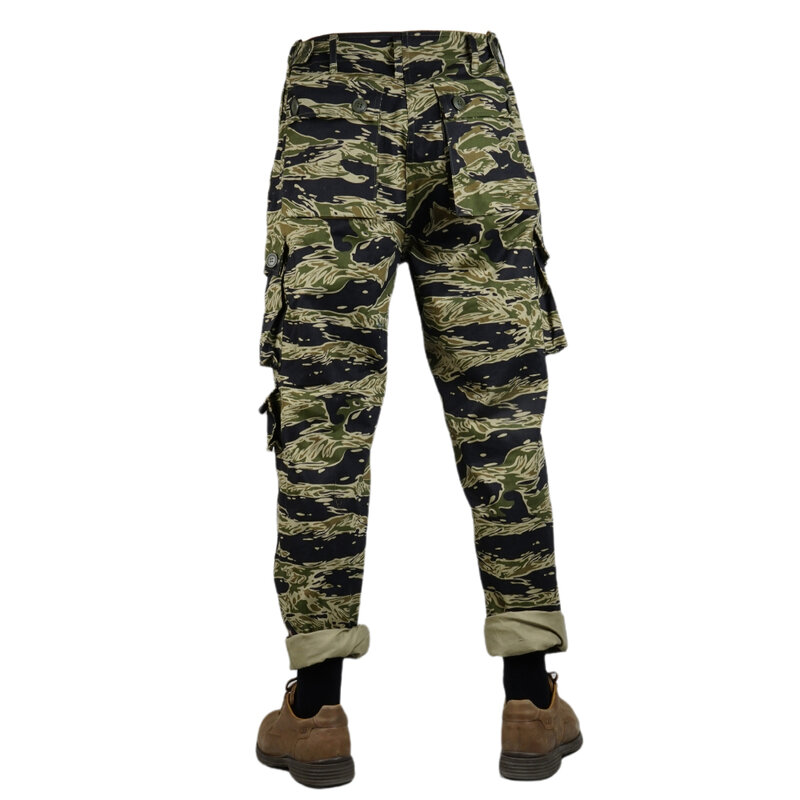 WW2 Vietnam War US Army Tiger Pattern Tiger Spot Camouflage TCU Trousers Pants