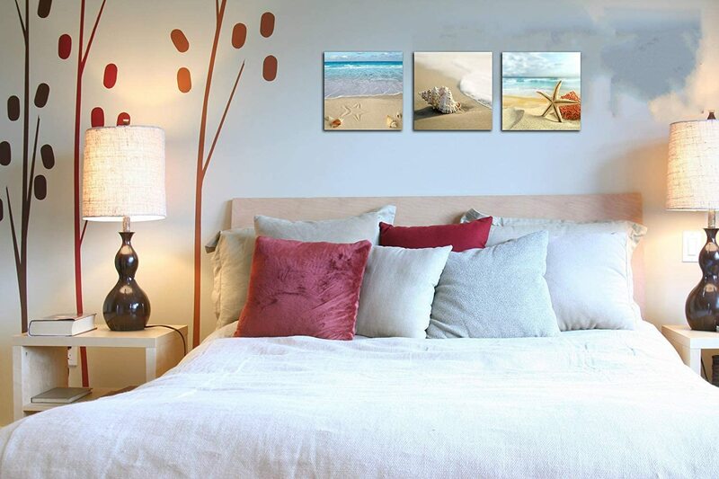 Beach Ocean บทคัดย่อร่วมสมัย Seascape ภาพโดยโฮ Lili Wall Art สำหรับตกแต่งบ้าน