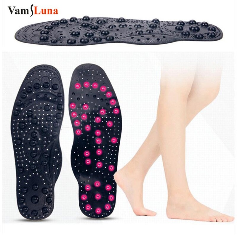 68 pçs ímã massagem magnética palmilhas palmilhas de sapato de acupressão de pé terapia de emagrecimento para perda de peso homem mulher