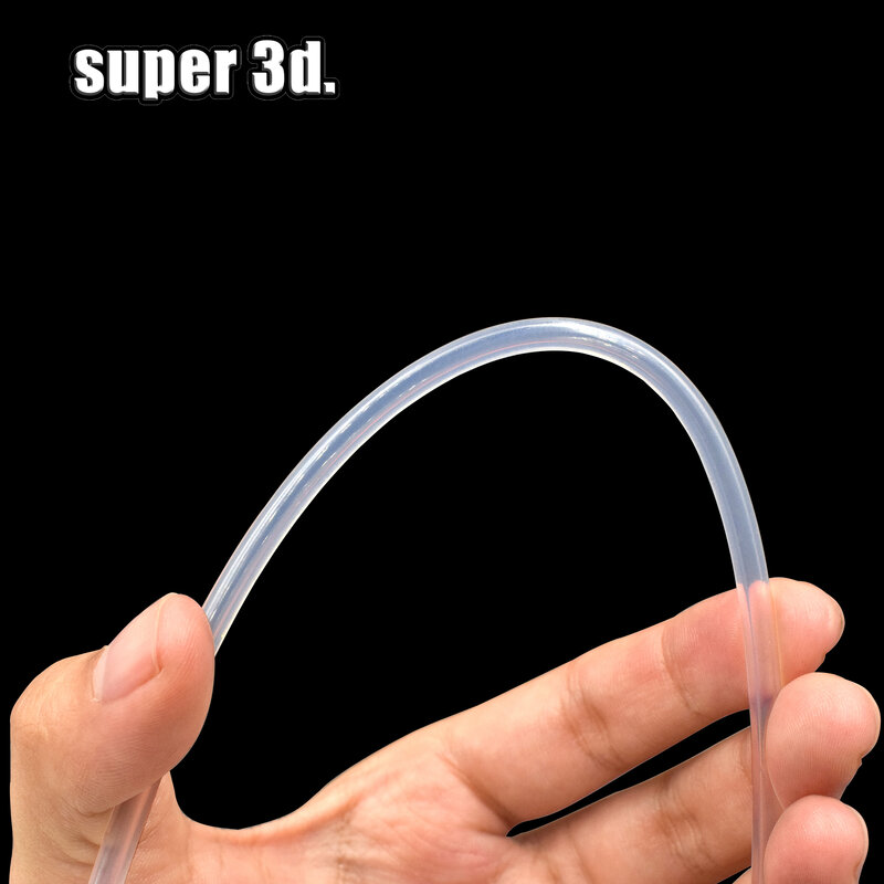 Piezas de impresión 3D, tubo de PTFE de 1M/2m, tubería transparente PFA de 2x4mm para V5/V6, extrusora Bowden de 1,75mm, j-head Hotend