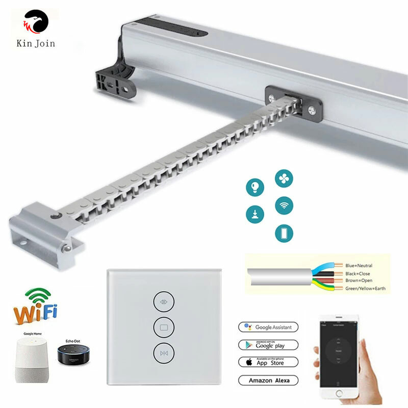 KinJoin A-OK electric window opener, 3/4 wires motor Optional, controlled by your wired controller smart wifi controller