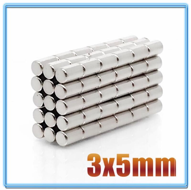 100~500Pcs N35 Round Magnet 3x1 3x1.5 3x2 3x4 3x5 3x10 Neodymium Magnet Permanent NdFeB Super Strong Powerful Magnets 3*1 3*2