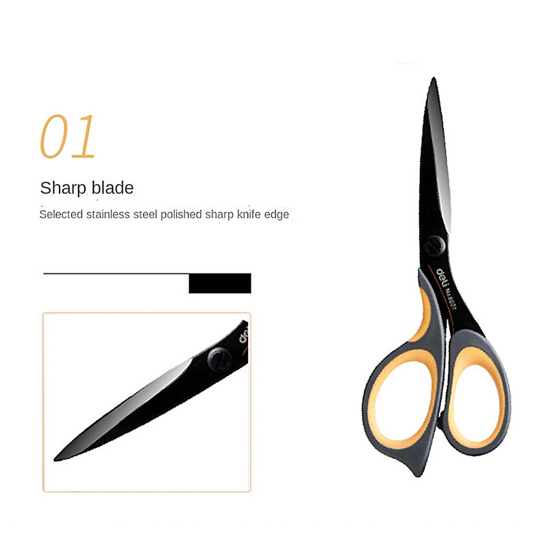 1Pcs Black Scissors Professional Tailor Scissors Stainless Steel Sewing Shears Embroidery Scissor Tools For DIY Craft Office
