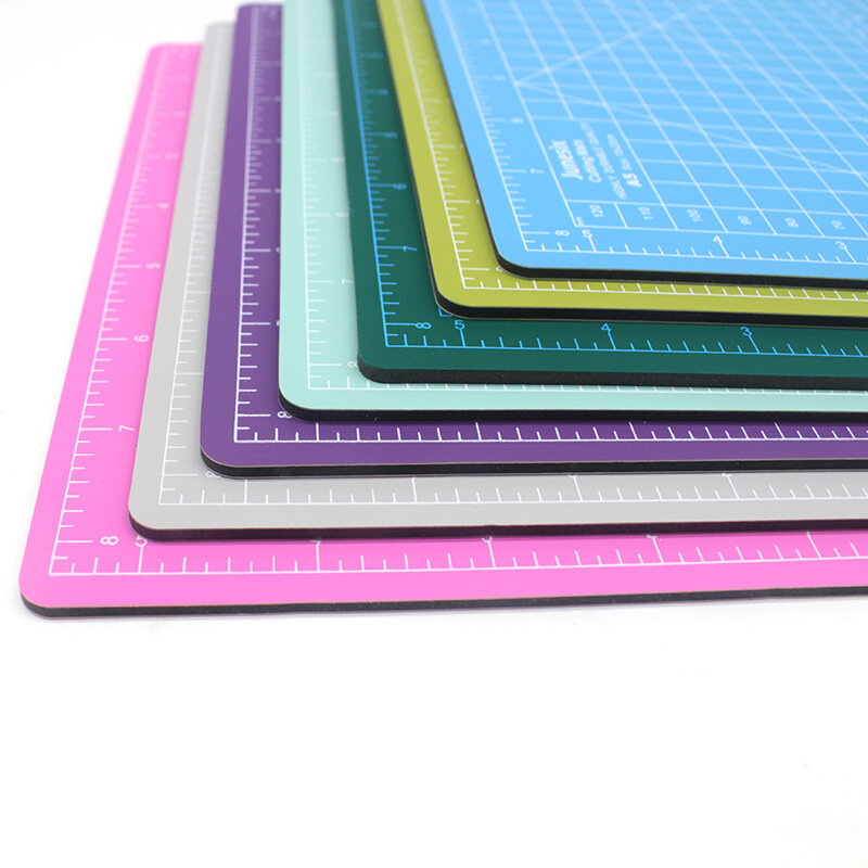JunesixตัดA5คณะกรรมการตัดคู่มือการใช้งานแผ่นตัดกระดาษตัดPadสีสุ่ม