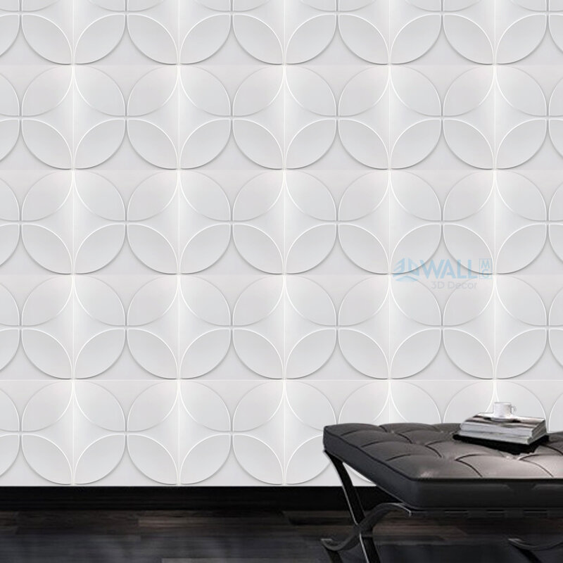 Fondo de Panel de pared de 30x30cm para decoración de pared, papel tapiz de decoración de boda colorido perlado, talla 3D exterior en relieve 3D Wa