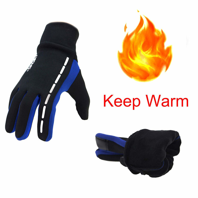 Spring Warm Outdoor Sports Gloves Cycling Running Riding Driving Full Finger Gloves Breathable Durable Men Women Gloves