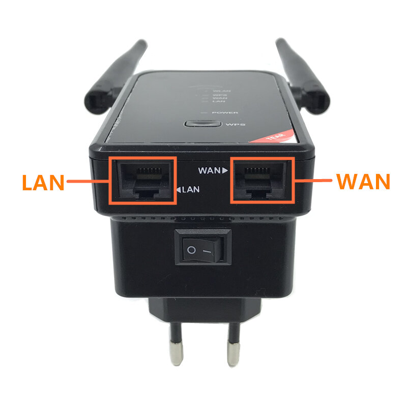Repetidor de sinal extensor wifi sem fio, amplificador ou impulsionador de ap lan cliente ponte/g/n eu plug