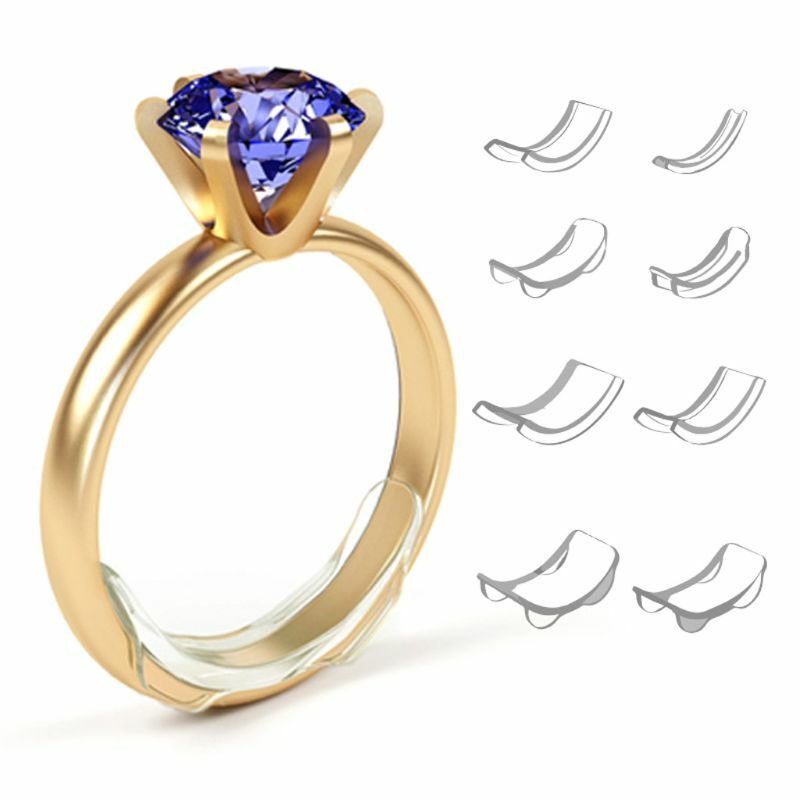 8 Pcs /12 Pcs/34 Pcs Set Kunststoff Unsichtbarer Ring Größe Teller Resizer Lose Ringe Minderer Ring Sizer Fit jede Ringe